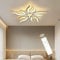 Moderne LED Deckenleuchte Dimmbar - 48W Wohnzimmerlampe Deckenlampe Schlafzimmer mit Fernbedienung Lichtfarbe Helligkeit Farbwechsel - Weiß Deckenbeleuchtung Lampe Dimming Innenbeleuchtung