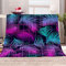 FANSU 3D Kuscheldecke Flauschig Flanell Decke, Drucken Microfaser Weich Warm Plüsch Fleecedecke Sofadecke Couchdecke Wohndecke Bettdecke Tagesdecke (Palmblatt,180x200cm)