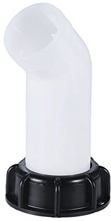 CENPEK 2 Stück 2 Zoll IBC Wassertank Verlängerung Auslauf 1000L IBC Tank Adapter Verlängerung Ablauf Auslauf Schlauch Düse Hahn Kappe Gewinde Neu