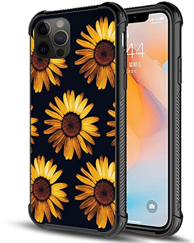 DAIZAG Compatible with iPhone 11 Case,All-Round Protection Shockproof Anti-Scratches TPU Cover,Cases for Man Woman-Art Sunflower