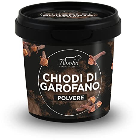 Chiodi di Garofano Polvere Bembo 65 g | Spezia Naturale e Aromatica | Priva di Glutammati, Antiaddensanti, Coloranti | Confezione anti-luce e anti-ossidazione (Chiodi di Garofano)