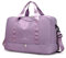 CORIOS Nylon Sporttasche für Herren/Damen Reisetaschen Duffle Bag Weekender Übernachtung Tasche Fitnesstasche Schwimmtasche Groß Trainingstasche Kabinenreisetasche für Reisen Sport Fitnessstudio Lila