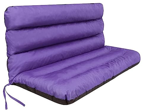 shivler Kissen für Hollywoodschaukel und Gartenbank Gartenbankauflage Bankauflage Bankkissen Garten Gartenmöbel Kissen (180 cm, Lila)