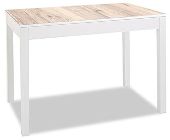 ASTIMESA Mesa de Cocina, Amundsen, 100x60cm-extendida 150x60 cms