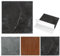 Fiqops PVC Bodenbelag Selbstklebend, 30x30cm 22 Fliesen 2m² Vinylboden Wasserfest Rutschfest, Schneidbar Fliesenoptik Bodenfliesen, für Eingangstür Küche (Schwarz Marmor)