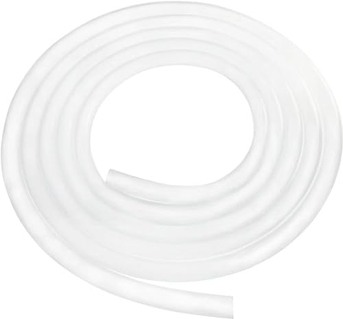 MBMYUCKY Silikonschlauch, 3 mm ID x 5 mm Außendurchmesser, 3 m – flexibler Silikonschlauch, lebensmittelechter Gummischlauch, Aquariumpumpenschlauch, Wasser-Luftschlauch, transparent