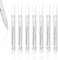 wimony 7pcs 1mm Acrylic White Marker Pens, Quick Drying, Waterproof, No Fading, No Dirty Hands, Permanent Acrylic Markers, White Paint Pens for Paper Rock Wood Fabric Glass Ceramic Plastic