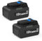 Energup 2X 18V 6500mAh Ersatzakku für Dewalt Akku 18V DCB184 DCB200 DCB181 DCB182 DCB201 DCB205