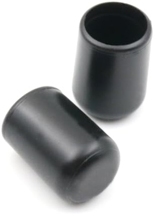 Design61 10x PVC Abdeckkappen Kappen für Rundrohre Rohrkappen Ø 5,8-6,2 mm