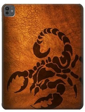 Scorpion Tattoo Tablet Hülle Schutzhülle Taschen für iPad Pro 13 (2024)