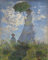 ZHXXFD Peinture Par Numero Adulte Enfant Paysage Tableaux Célèbres Avec Cadre 40X50CM The Walk, Woman With A Parasol - Claude Monet,A7