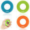 3 Stück Handgelenk Trainer,Handtrainer Fingertrainer,Unterarmtrainer,Grip Trainer,Finger Trainer,Silikonring Handgriff Trainer für Muskeltraining Klettern Stressabbau Ergotherapie - 30/40/50LBS