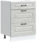 vidaXL Küchenunterschrank Kalmar Betongrau Holzwerkstoff, Spülenunterschrank, Schrank Küche, Lagerschrank, Unterschrank für Küche, Küchenzeile