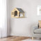 Cat Climbing Wall, Wall Mounted Cat Shelves, Wooden Cat Wall Furniture, Cat Wall Shelves Set with Cat Ladder, Cat Scratching Post, Cat Jumping Board, Cat House, Cat Toys (Cat House)