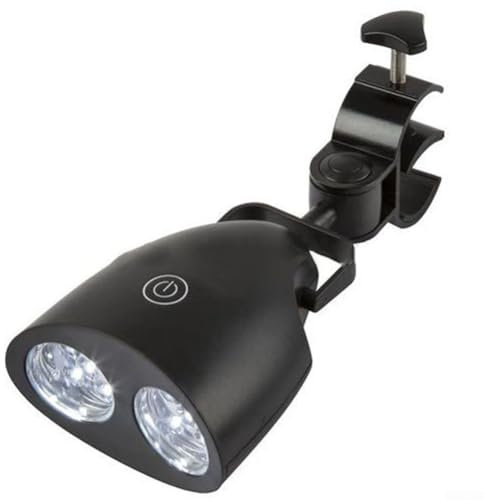 Griglia per barbecue da esterni, design flessibile a collo di cigno con morsetto a C sicuro per un'illuminazione ottimale