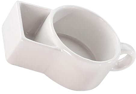 ULTECHNOVO Tazza da Biscotti Multifunzionale in Capacità per Latte e Design e Ufficio per Colazione e Snack