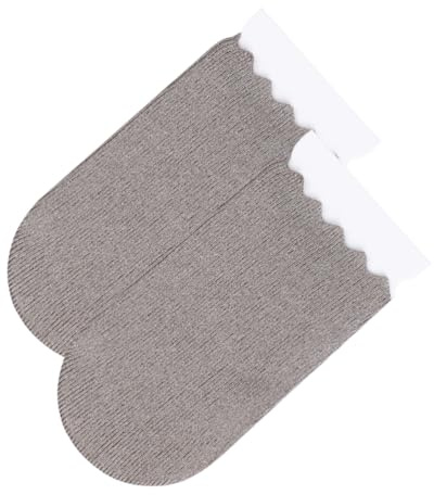 HONITANO 5 Pcs Breathable Finger Sleeves for Gaming with Conductive Silver Fiber Anti-Sweat Touchscreen Finger Covers for Mobile Phones Elastic Comfortable Fit in Grey