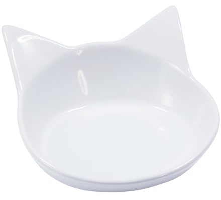 Nobby Katzen Keramik Schale Neko weiß 14,5 x 14 x 6,5 cm / 200 ml