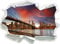Stil.Zeit Brooklyn Bridge Park New York, Papier 3D-Wandsticker Format: 92x67 cm Wanddekoration 3D-Wandaufkleber Wandtattoo