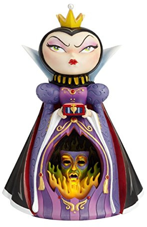 Disney 4058886 Miss Mindy Presents Evil Queen Figurine, Resin, Multicolour, 18.5 x 14.5 x 25.5 cm