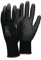 ECD Germany 24 Paar Arbeitshandschuhe mit PU-Beschichtung, Größe 9-L, Schwarz, atmungsaktiv, rutschfest, robust, Mechanikerhandschuhe Montagehandschuhe Schutzhandschuhe Gartenhandschuhe Handschuhe
