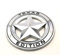 TEXAS EDITION STAR Chrom Metall Emblem Aufkleber (schwarz)