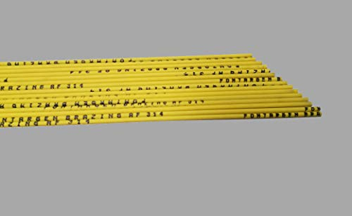 10 Stück Silberlotstäbe, Silberlot 55% borsäurefrei flussmittelumhüllt, AT: 650 °C, Abm. 1,5 x 500 mm