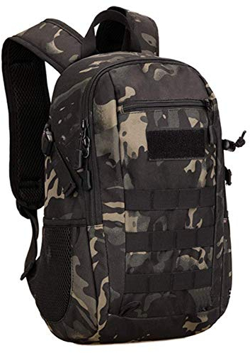 Selighting Taktischer Rucksack, 12 l/20 l, Mini-Rucksack, Militär, MOLLE, multifunktional, für Jagd, Wandern, Camping, Reisen, Radfahren, Trekking, Klettern