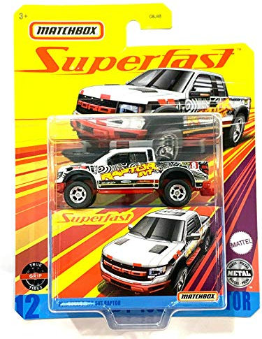 Matchbox Superfast #12 2010 F0rd F-150 SVT Raptor (weiß/rot)