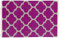 RUG PRINCE Kelim Teppich Handgewebt 120x180 Lila Einfarbig Orient Wolle Zimmer
