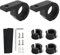 2 Stücke Arbeitsleuchten Halterung Universal, 19-32mm Light Bar Halterungs für Frontschutzbügel, Geländewagen, Auto, LKW, Motorrad