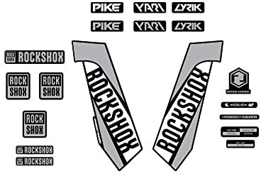 Adesivi compatibili con forcella bici Rock Shox Pike Yari Lyrik 2016-29''