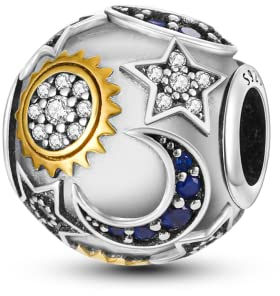 Parmuz Charms per braccialetti 925 Sterling Silver Summer Trip Ocean Charm Caspite perle Regalo di gioielli a pendente per donna