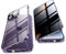 Jonwelsy Anti Peeping Case for iPhone 14 Pro (6.1), 360 Degree Front and Back Privacy Tempered Glass Cover, Anti SPY Screen, Anti Peep Magnetic Adsorption Metal Bumper for iPhone 14 Pro (Deep Purple)