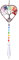 cobee Acchiappasole a Forma di Cuore Arcobaleno, Cristallo Albero della Vita Acchiappasole Ornamento da Appendere Chakra Pietre Finestra Sfera di Cristallo Ciondolo Prisma Giardino Home Car Decor