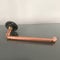 Wall mounted copper pipe kitchen towel paper roll holder handmade handcrafted home decor
