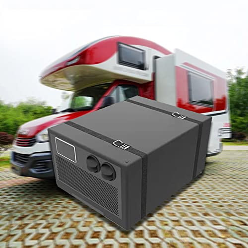 Climatiseur électrique automobile, climatiseur 24V DC, climatiseur de toit à fonction froide et chaude de 7000 BTU, pour camions, camping-cars, bus, excavatrices, camping-cars, véhicules agricoles