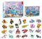 KYLON Meerestiere für Iego Adventskalender 2024, Adventskalender Kinder, 24 Stück Tiere Adventskalender Set, 24 Kleines Tiere + 2 Groß Tiere Modell Set Weihnachten 2024 Adventskalender 2024