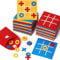 Harxin Tic Tac Toe, Brettspiel für Kinder und Familie, Geschenke für Geburtstagsfeiern, klassisches Lernspielzeug zum Füllen von Tüten, Studentengeschenke mit Umschlag (12PCS)