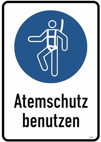 Daged T-294 Breathing Protection Use Sticker 23 x 16 cm