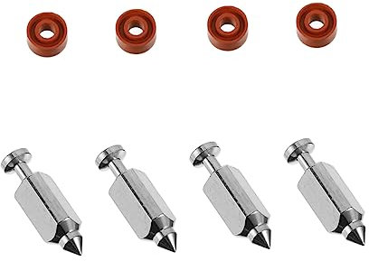 Kisangel Lot De 3 Soupapes À Pointeau Pour Carburateur De Tondeuse À Gazon Soupapes À Flotteur Pour Tondeuse À Gazon Aiguille Compatible Avec Les Soupapes 398188 Bagues En Caoutchouc