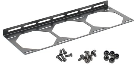Sweeaau PC Fan Bracket, 12cm/24cm/36cm, Galvanized Steel, Desktop Compatible