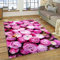 Schöne Blumen Gänseblümchen Rose Chrysantheme 3D Gedruckter Teppich Rutschfester Teppich Für Wohnzimmer Schlafzimmer Bodenmatte Outdoor-Teppich Geburtstagsgeschenk 90 X 150 cm - Leicht -7N1M-Y5D2-6Z0