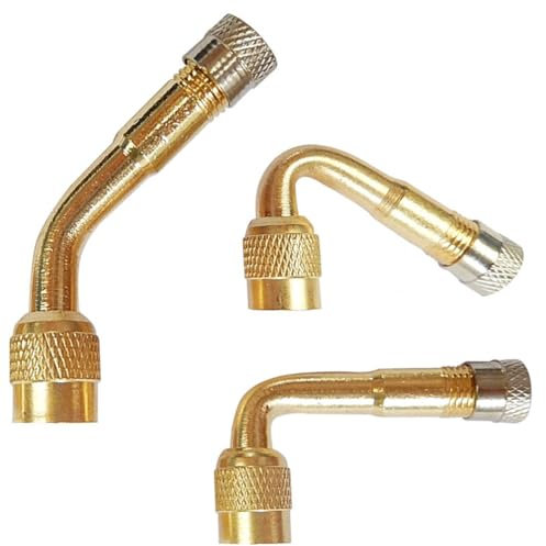 EIHI 3 Stück autoventil Adapter, ventilverlängerung- Perfekt für Auto, Motorrad, Fahrrad und Scooter(45°/90°/135°)