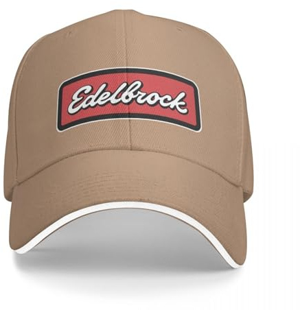 AIETPOIJ Basecap Edelbrock Baseball Cap Beach Trucker Hat Thermal Visor Hat Damen Herren Geschenk