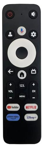 XINFUTE Nuovo GTV_RC_AU adatto per EKO Hyundai Android TV Box Streaming Media Voice Remote Control