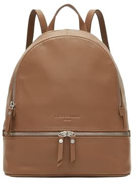 Liebeskind Berlin Rucksack „Alita“ – Backpack aus weichem Rindsleder mit Reißverschlussfächern und verstellbarem Schulterriemen