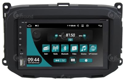 Radio de Coche JF-227-UP-AG Compatible con ALFAROMEO Giulietta RESTYLING 2014-2021 CARPLAY Y Android Auto Cable: Conecte su teléfono a través de un Cable USB para Usar Sus Aplicaciones favoritas