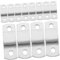 DIYEAH 12pezzi Staffe Per Tubo Quadrato Inossidabile Supporti Shaped Per Tubi Facile Installazione e Resistente Agenti Atmosferici Per Uso Ed