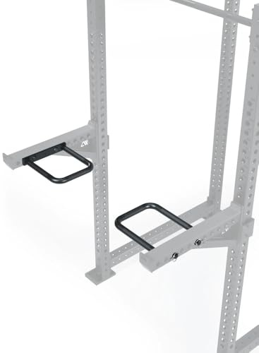 Atletica R8 Spotter Dip Bar | Dip Station | Einfache Montage am Spotter Arm des R8 Power Rack | Für Dips, Bauch- & Bodyweight- Übungen